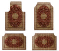 Axyaa Bohemian Style Car Foot Mat Home Rug Set Anti-slip American Retro Rugs