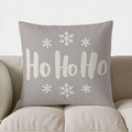 Axyaa Snowflakes Christmas Throw Pillow Cover for Sofa, Bedroom, Car.