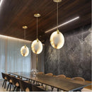 Axyaa Round Copper LED Chandeliers - Luxury Villa Lighting Fixtures