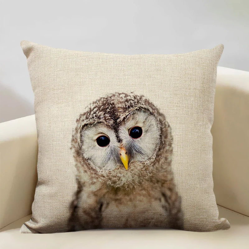 Animal Print Cushion 45x45cm for Sofa, Car Seat & Living Room Decor by Axyaa