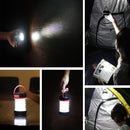 Axyaa Solar Rechargeable Lantern: Waterproof Portable Light & Power Bank for Outdoor Camping