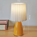 Axyaa Ceramic LED Bedside Lamp - Warm LED Night Light