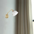 Axyaa Clear Glass LED Wall Sconce with Switch - Nordic Minimalism Wand Lampen