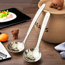 Axyaa Long Handle Stainless Steel Soup Spoon, Thickened & Dishwasher Safe