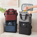 Axyaa Oxford Lunch Tote Bag for Women Men Outdoor Travel Picnic - Large Capacity