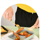 Axyaa Nonstick Tamagoyaki Pan: Rectangular Japanese Omelette Egg Roll Pan with Detachable Handle