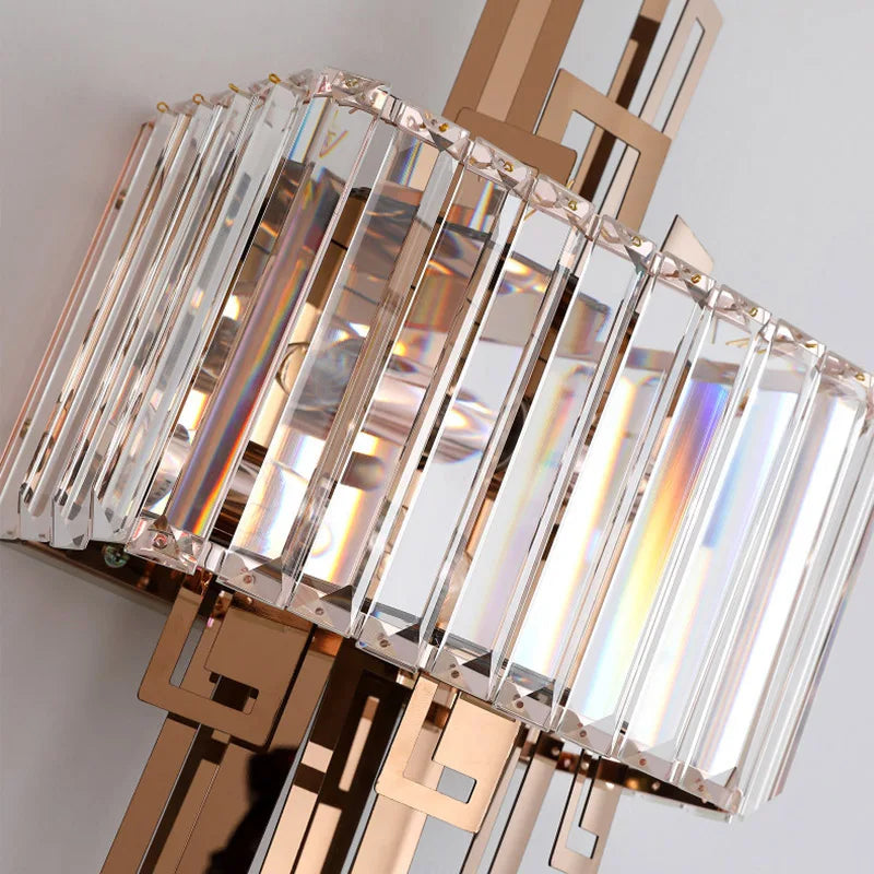 Nordic Modern Crystal Wall Lamp for Luxury Living Room, Bedroom, Axyaa Brand