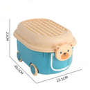 Axyaa Toy Organizer Box: Large Capacity, Multifunctional Plastic Storage for Child's Items
