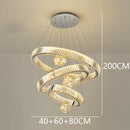 Axyaa Crystal Chandelier for Duplex Architecture Living Room & Stair Lighting