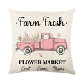 Axyaa Lavender Print Collection Pillowcase for Home Decor and Bedding