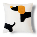 Embroidered Dog Pillowcase by Axyaa: Modern & Cute Sofa Decor