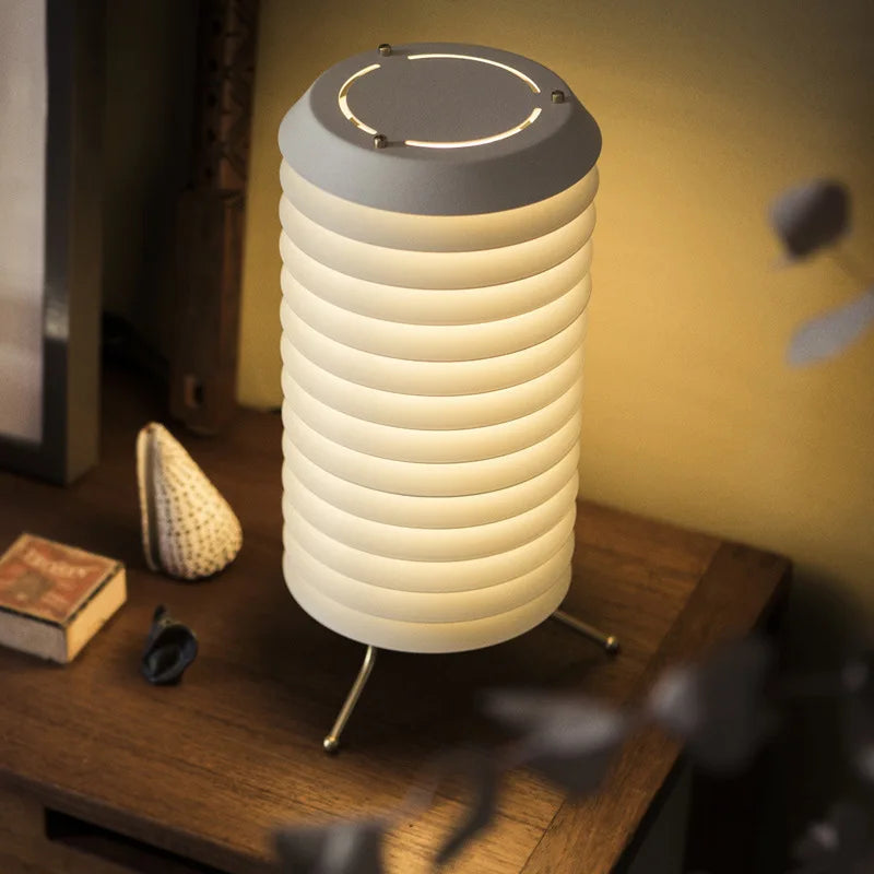 Axyaa Retro White Iron Floor Lamp for Designer Living Room