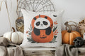 Cute Ghosts with Stars Halloween Pillow Cover by Axyaa