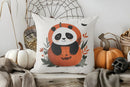 Cute Ghosts with Stars Halloween Pillow Cover by Axyaa