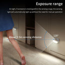 Axyaa Motion Sensor LED Night Light: Battery Powered Indoor Lamp for Bedroom, Closet, Staircase