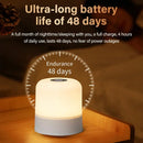 Axyaa Rechargeable LED Night Light: 3 Colors Dimmable Bedside Lamp