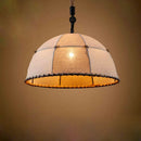 Axyaa Nordic Retro Industrial Hemp Rope Pendant Chandelier for Bedroom and Dining Room