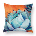 Axyaa Green Plant Cushion Cover for Home Decor