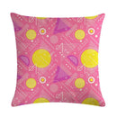Axyaa Geometric Flax Pillow Case 45*45cm - Home Sofa Adornment & Cushion Cover