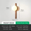 Axyaa Wabi sabi Style LED Glass Wall Light for Luxury Home Decor