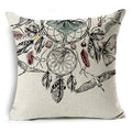 Axyaa Linen Cushion Cover 45x45cm - Stylish Decor for Sofa and Bed