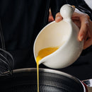 Axyaa Ceramic Duck Egg Beater Bowl - Kitchen Utensil for Runny Eggs
