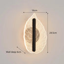 Axyaa Butterfly Leaf Wall Lamp: Modern Bedroom Aisle Lighting