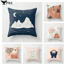 Axyaa Abstract Oil Painting Cushion Covers – Modern Art Home Decor Pillow