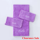 Axyaa Coral Fleece Towel Bath Set 2025 - Solid Color Simple Combo