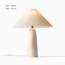 Axyaa Ceramic Table Lamp LED E27 Minimalist Nordic Design for Romantic Bedroom Ambiance