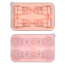 Axyaa Cat Ice Cube Mold: Silicone 4-Cavity Tray for Whiskey, Cocktails, Chocolate