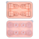 Axyaa Cat Ice Cube Mold - 4 Cavity Silicone Tray for Whiskey Cocktails