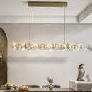 Axyaa Luxury Crystal Chandelier Pendant Light for Living Room and Dining Room