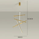 Axyaa Modern Ceiling Chandeliers - Elegant Hanging Light Fixture for Indoor Dining and Living Room