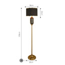 Axyaa Ceramic Floor Lamp: European Retro Table Lamp for Living Room, Bedroom, and Home Decoration