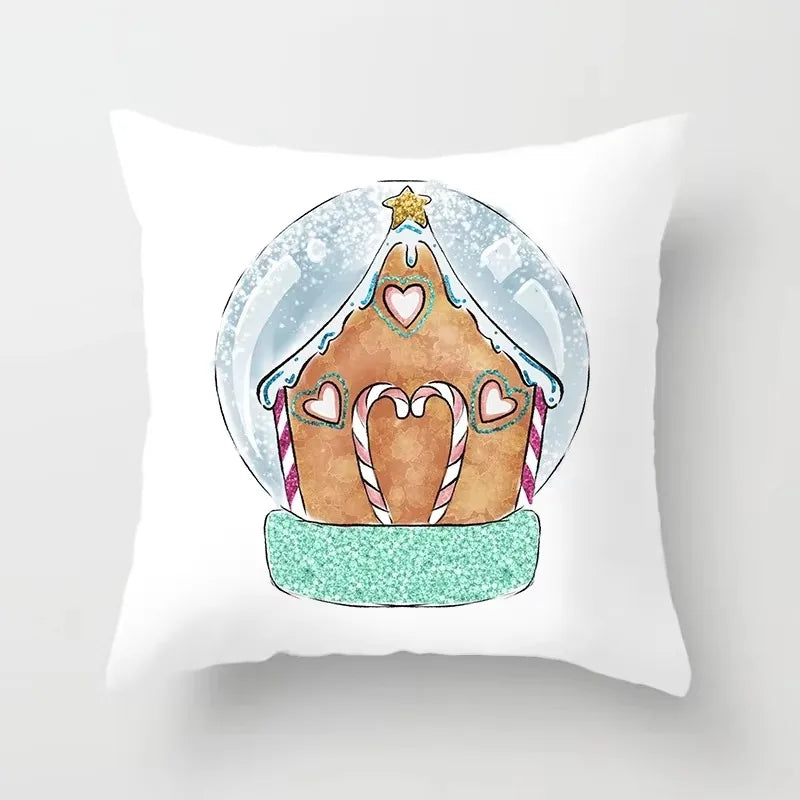 Axyaa Christmas Decorative Pillow Cover 45X45CM