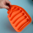 Axyaa Silicone Sausage Mold 6-hole High-temp Resistant Easy Demolding Accessory Food Box