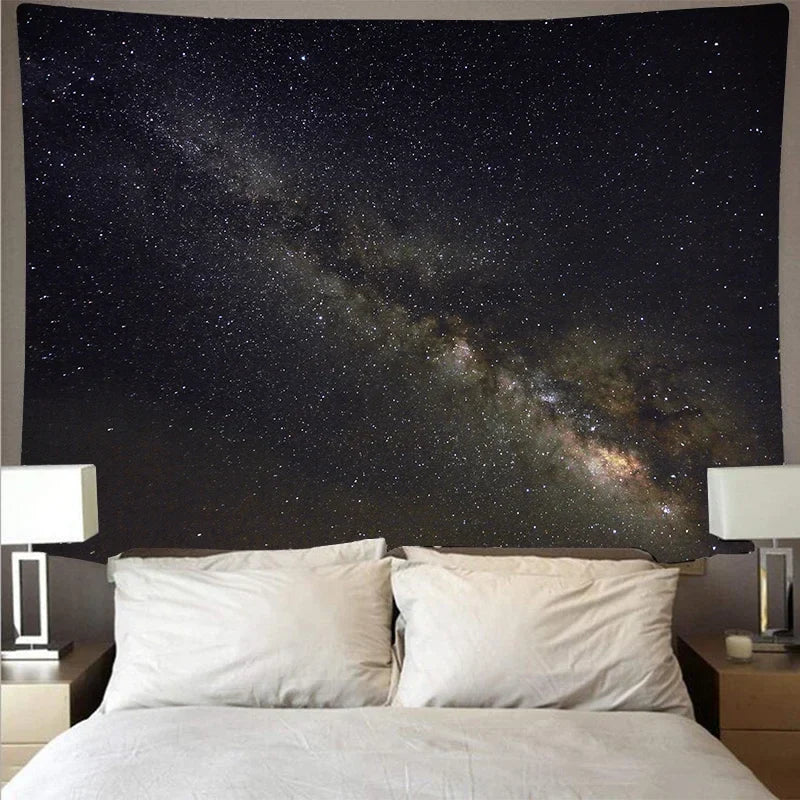 Axyaa Galaxy Star Large Tapestry Wall Cloth Psychedelic Hanging Beach Towel