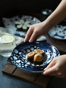 Axya Japanese Style Cat Ceramic Snack Plate Household Tableware