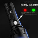 Axya XHP70/L2 LED Rechargeable Flashlight | Powerful Long Range Waterproof Torch