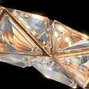 Axyaa Luxury Crystal Chandelier Pendant Light for Living Room and Dining Room
