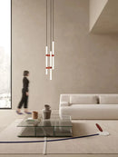 Axyaa Elegant Leather Ceiling Pendant Lights - Minimalist Design Home Decor LED Lamps