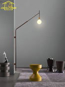 Axyaa Long Pole Swing Arm Wall Lamp LED E27 Gold/Black/Green Hotel Restaurant Hall