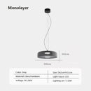 Axyaa Nordic Glass LED Pendant Lights Industrial Chandelier for Home Decor