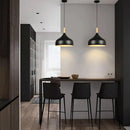 Axyaa Nordic Wood Aluminum Pendant Lights E27 Hanging Lamps