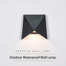 Outdoor Waterproof LED Wall Lamps Aluminum Black White Wall Light by Axyaa