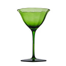 Axya Ribbed Glass Tall Cocktail Champagne Martini Set
