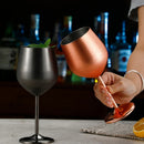 Axyaa Stainless Steel Nordic Cocktail Glass for Bar and Home Parties