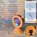 Axyaa Mini Sunset Projector USB LED Night Light for Romantic Atmosphere and Room Decor