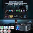 Axyaa Smart Home Theater Projector 4K Full HD Auto Focus Native 1080P WiFi Bluetooth